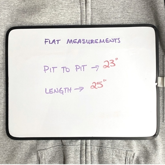 Gildan Heavy Blend Classic Grey Boyfriend Zip Hoodie L - Picture 5 of 14